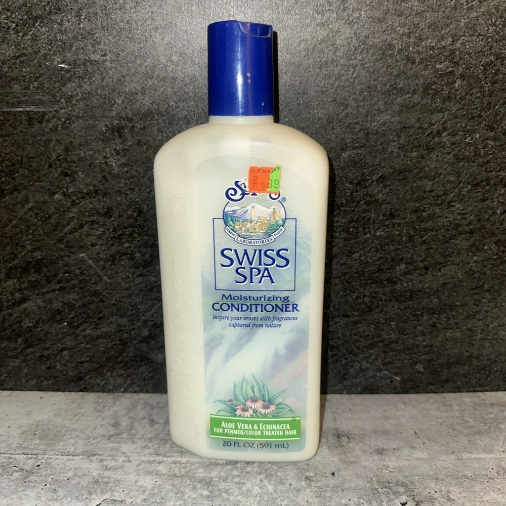St Ives Swiss Spa Moisturizing Conditioner Aloe Vera & Echinacea Vintage 20 Oz